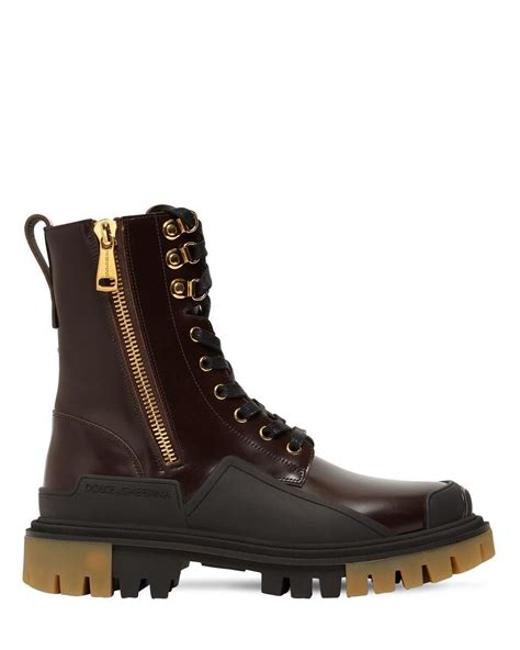 dolce gabbana combat boots